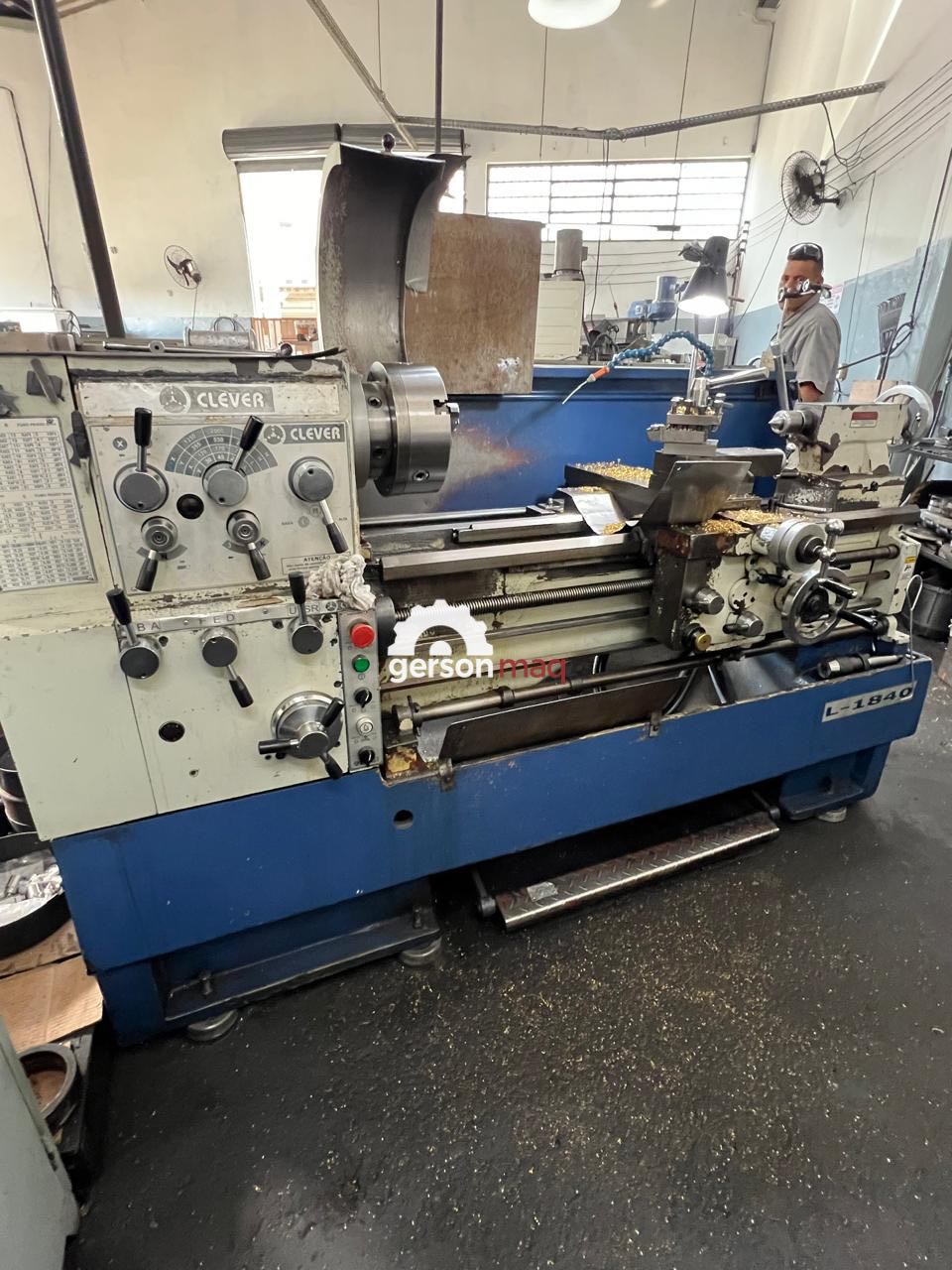 TORNO MECANICO CLEVER MODELO L1840 - 460 x 1000 mm
